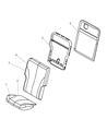 2004 Chrysler Pacifica Seat Cushion Diagram - 1BC341DVAA