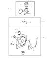 2017 Jeep Cherokee Oil Pump Gasket Diagram - 68219767AA