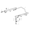 Chrysler Fuel Injector Seal Diagram - 5101151AA