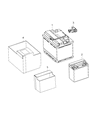 2021 Jeep Compass Car Batteries Diagram - 56029775AA