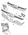 Ram Bumper Diagram - 68049746AB
