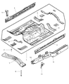 Jeep Front Cross-Member Diagram - 56052087AB