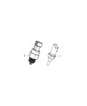 Dodge Dart Oil Pressure Switch Diagram - 68070741AB