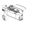 2009 Dodge Challenger ABS Control Module Diagram - 68049869AB