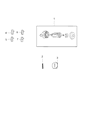 Dodge Dart Door Lock Cylinder Diagram - 68237149AA