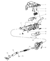 Dodge Ram 3500 Steering Column Diagram - 5057640AA