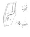1998 Jeep Grand Cherokee Door Lock Actuator Diagram - 4798917AB