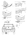Chrysler Emblem Diagram - 5116124AB