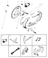 1999 Dodge Ram 2500 Wheel Cylinder Diagram - V2101603AA