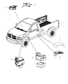 Ram 1500 ABS Control Module Diagram - 68196035AA