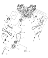 Ram Timing Chain Tensioner Diagram - 53021249AA