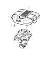 Dodge Durango Engine Cover Diagram - 68022193AC