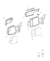 Ram Mirror Cover Diagram - 6RP45KGZAA