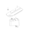 Ram Engine Cover Diagram - 68284344AA