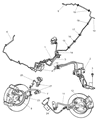 Dodge Stratus Brake Line Diagram - 4779165AA