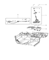 Dodge Journey Automatic Transmission Shifter Diagram - 5106035AE