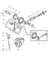 Jeep Commander Differential Diagram - 68032258AA