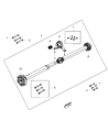 2012 Chrysler 300 Drive Shaft Diagram - 4593866AC