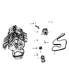 Dodge Alternator Diagram - 4801304AA