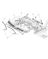 Dodge Wiper Pivot Diagram - 55154863AB