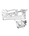 Jeep Commander Vapor Canister Diagram - 4891762AA