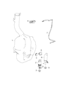 Ram C/V Washer Reservoir Diagram - 68125517AA