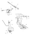 Chrysler Voyager Windshield Washer Nozzle Diagram - 4673033AB