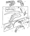 Chrysler Crossfire Door Latch Assembly Diagram - 5102812AA