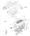 Chrysler LeBaron Intake Manifold Gasket Diagram - MD168419