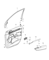 Jeep Door Moldings Diagram - 5LX58DX9AB
