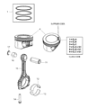 Dodge Journey Piston Ring Set Diagram - 68219774AA