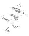 2013 Dodge Journey Exhaust Manifold Diagram - 4693321AD