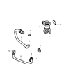 2010 Dodge Challenger EGR Valve Diagram - 4593892AA