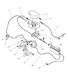 Chrysler Sebring Accelerator Cable Diagram - MR268257