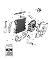 Jeep Engine Cooling Fan Diagram - 55056642AD