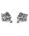 2006 Jeep Liberty Engine Mount Diagram - 52129268AD