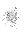 Jeep Grand Cherokee Timing Cover Diagram - 53021714AC