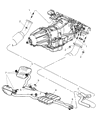 Dodge Magnum Muffler Diagram - 4581872AB