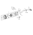 Jeep Water Pump Gasket Diagram - 68046028AA