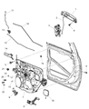 Ram Window Motor Diagram - 68045135AA