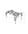 Chrysler Pacifica Axle Beam Diagram - 4766704AB