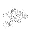 2022 Ram 3500 Exhaust Manifold Diagram - 68444858AA