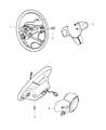 Jeep Wrangler Steering Wheel Diagram - 1XT461X9AA
