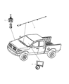 2011 Ram Dakota Antenna Diagram - 5026232AD