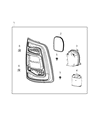 Ram Tail Light Diagram - 68446841AD