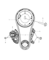 Ram Timing Chain Tensioner Diagram - 53022115AG