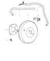 2010 Jeep Compass Brake Booster Vacuum Hose Diagram - 5105156AE