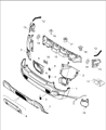 Jeep Renegade Bumper Diagram - 6NL04LXHAA