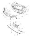 Chrysler Cirrus Bumper Diagram - 4805381AA