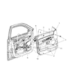 2010 Jeep Grand Cherokee Armrest Diagram - 1PQ261DVAA